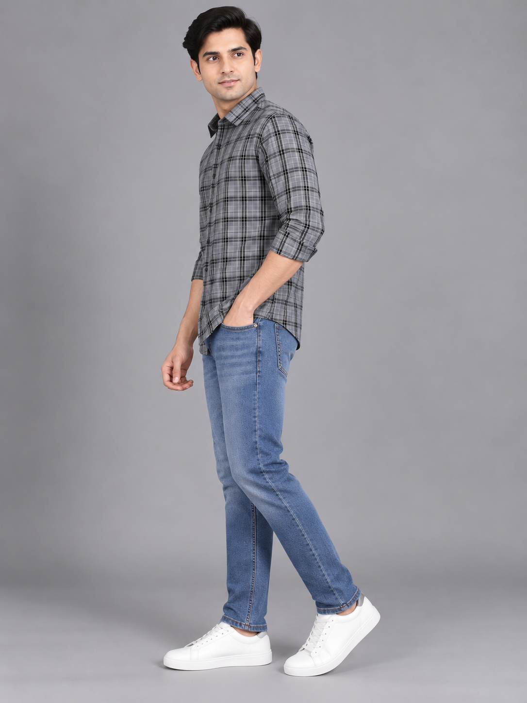 Men's Primium Grey Shirt