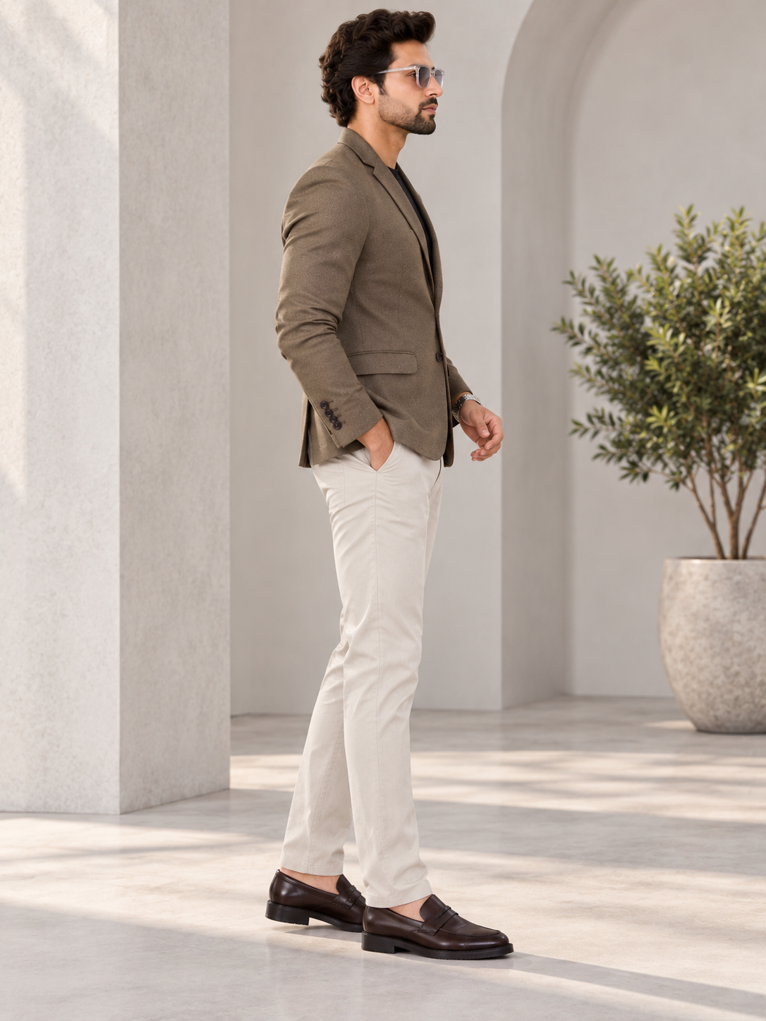 Men’s Premium Stylish Blazer Classic Single-Breasted Blazer