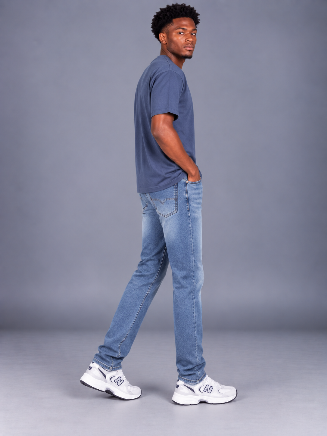 Men's Classic Straight Fit Denim Jeans | Comfortable Everyday Jeans