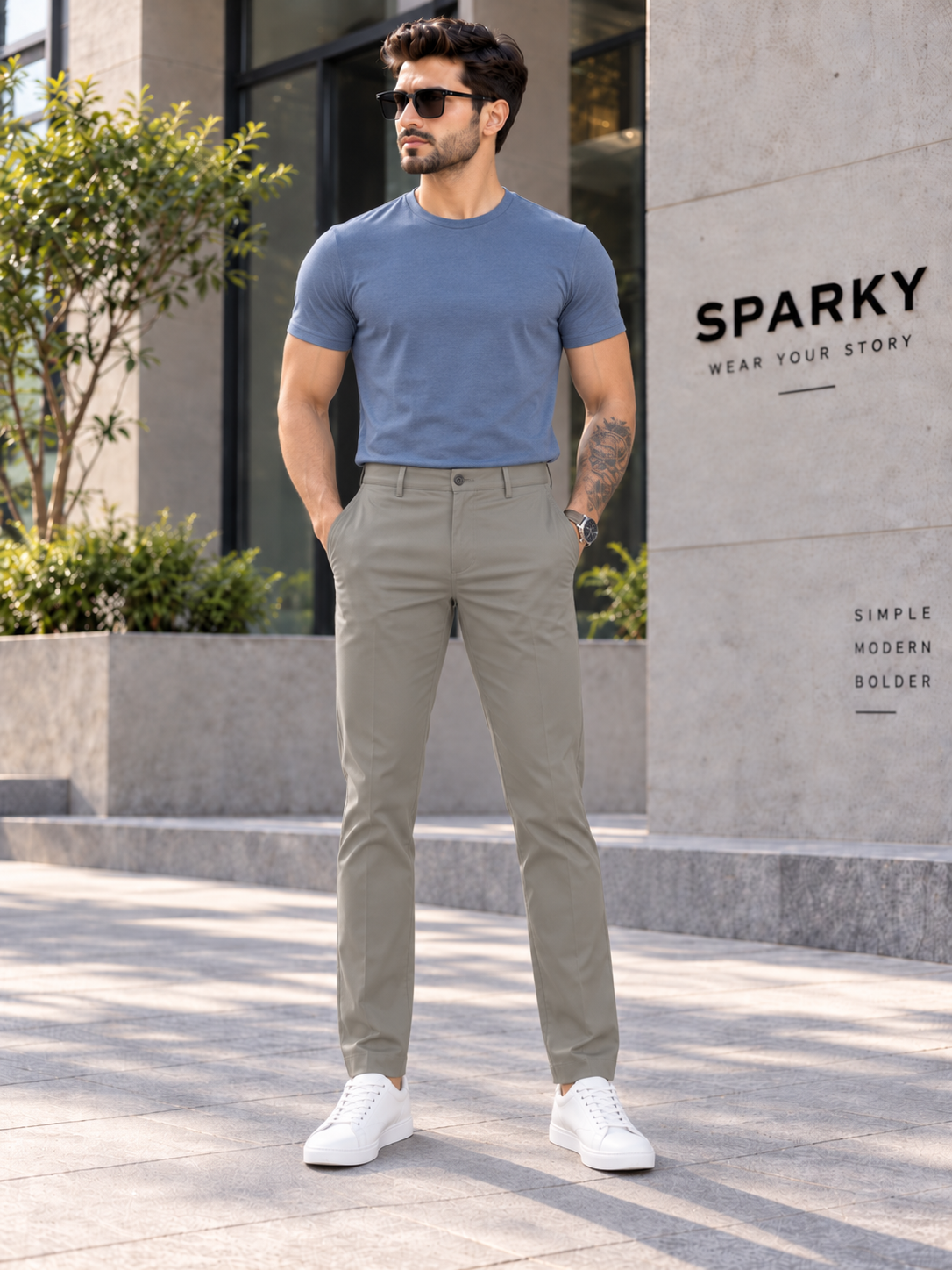 Men’s Premium Slim Fit Casual Trousers