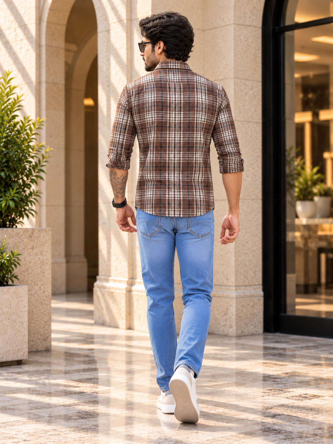 Men’s Stylish Casual Check Shirt