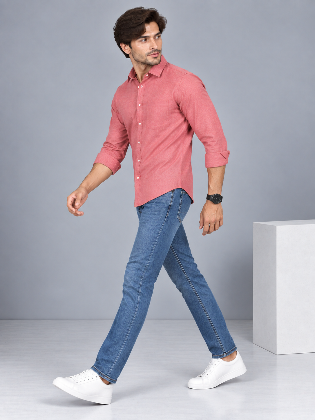 Men's Primium Red Shirt