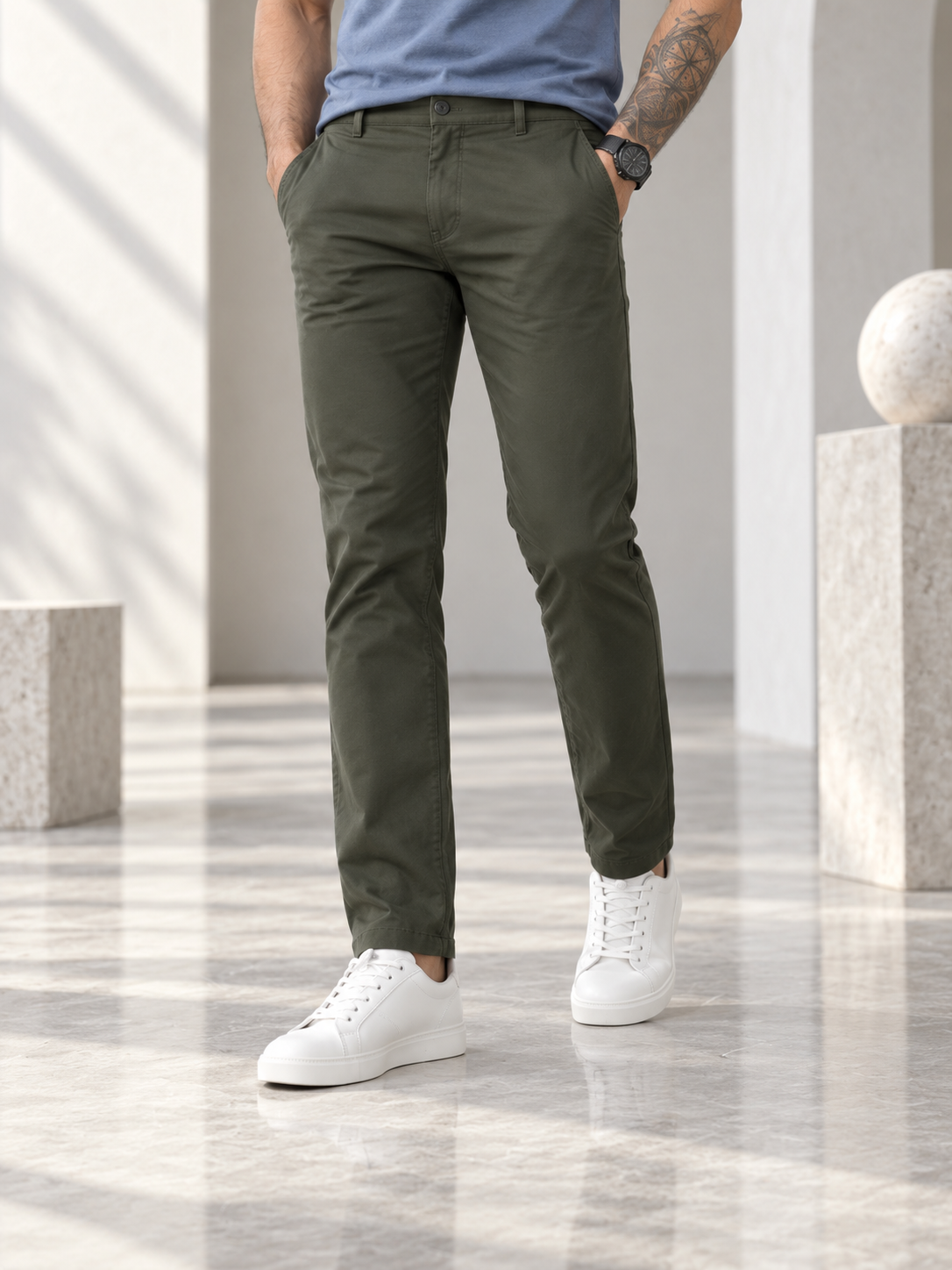 Men’s Premium Slim Fit Casual Trousers