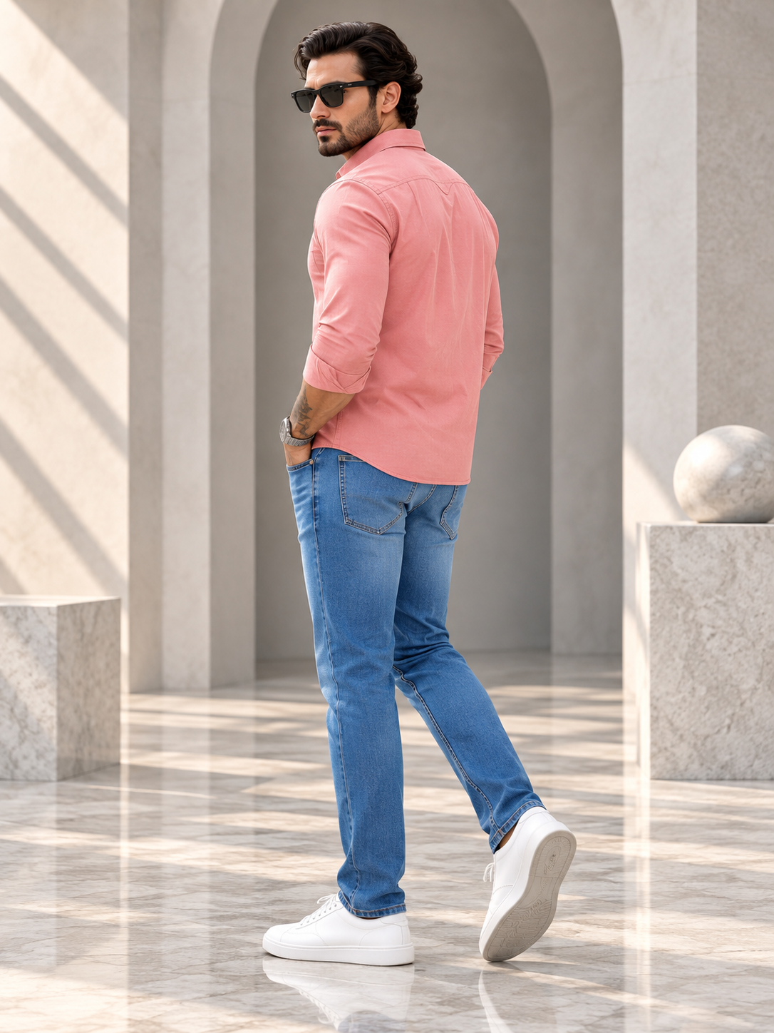 Men’s Premium Full Sleeve Plain Casual Shirt