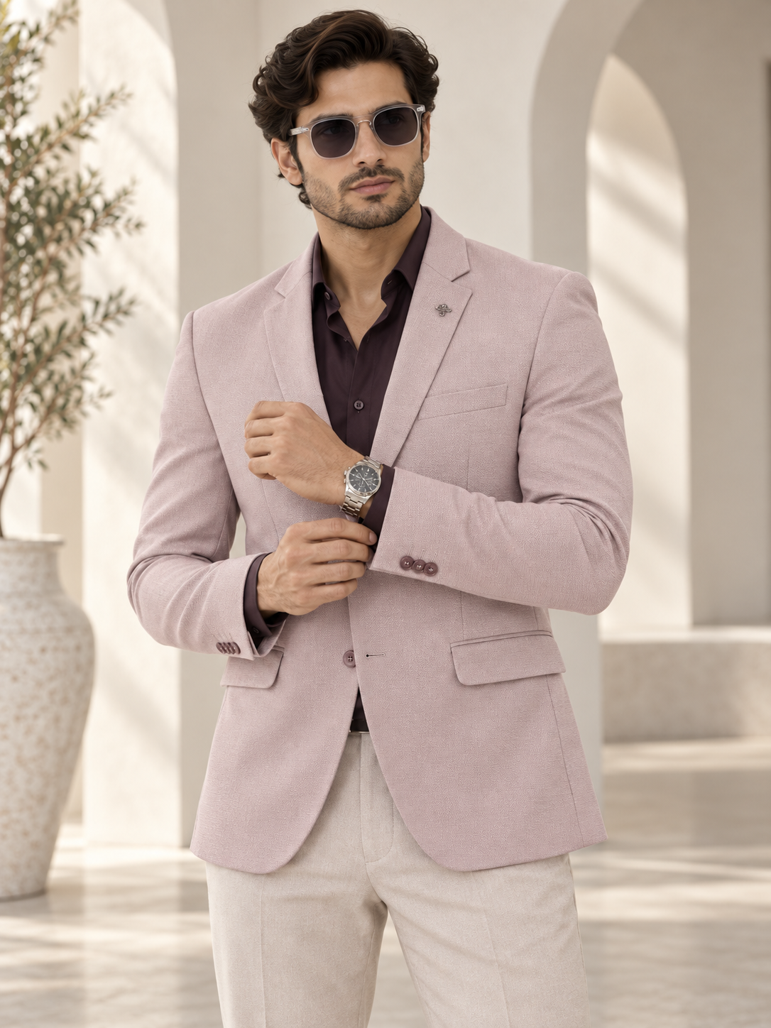 Men’s Premium Stylish Blazer Classic Single-Breasted Blazer