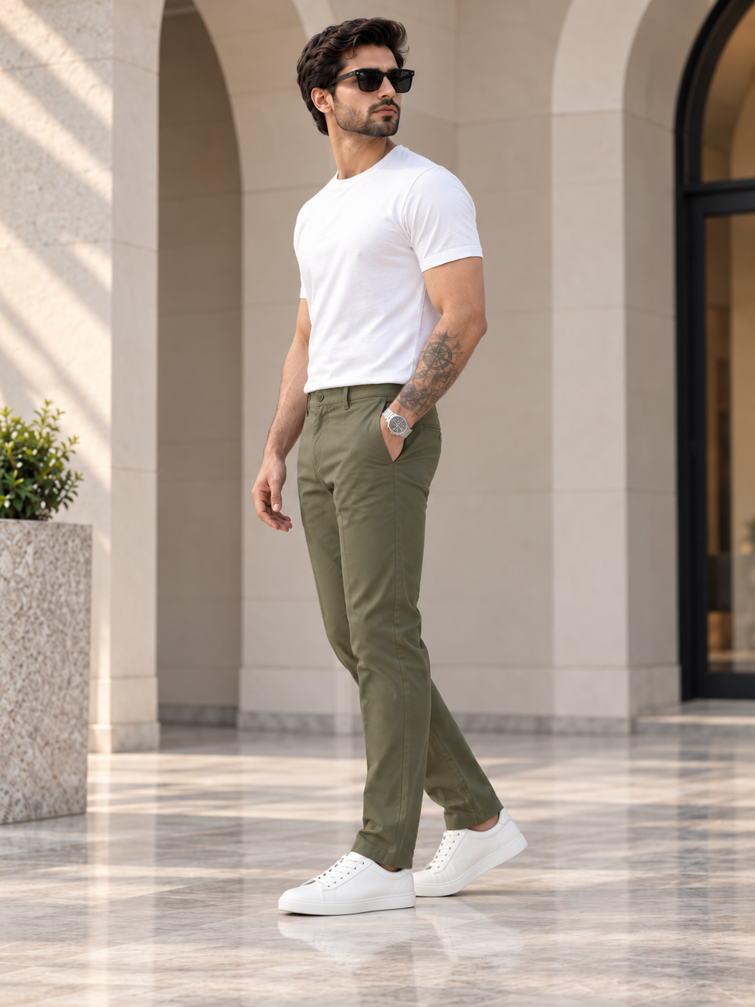 Men’s Premium Slim Fit Casual Trousers