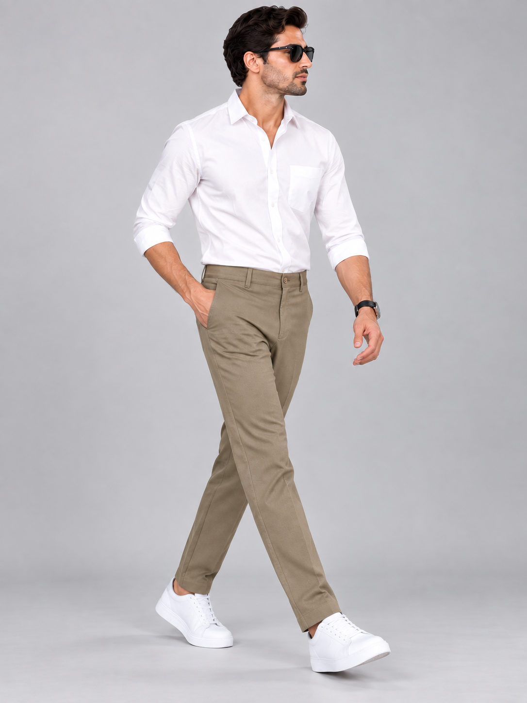Men’s Slim Fit Casual Trousers