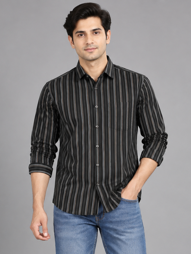 Men's Primium Black Shirt