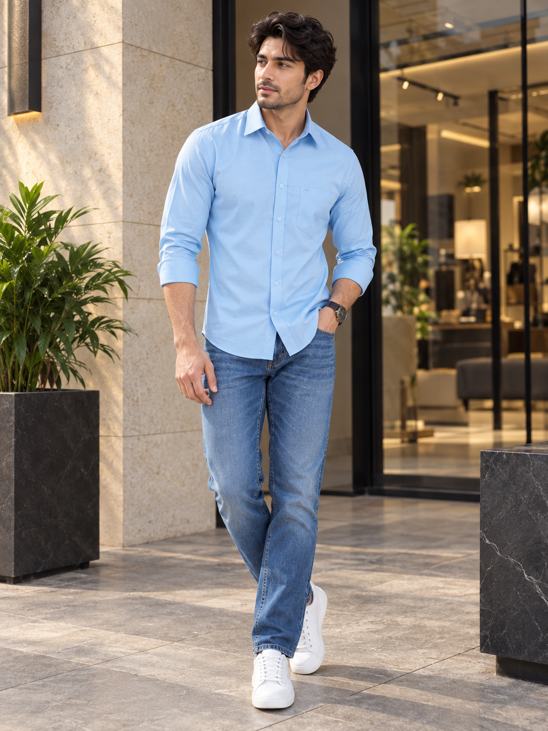 Men's Primium Sky Shirt