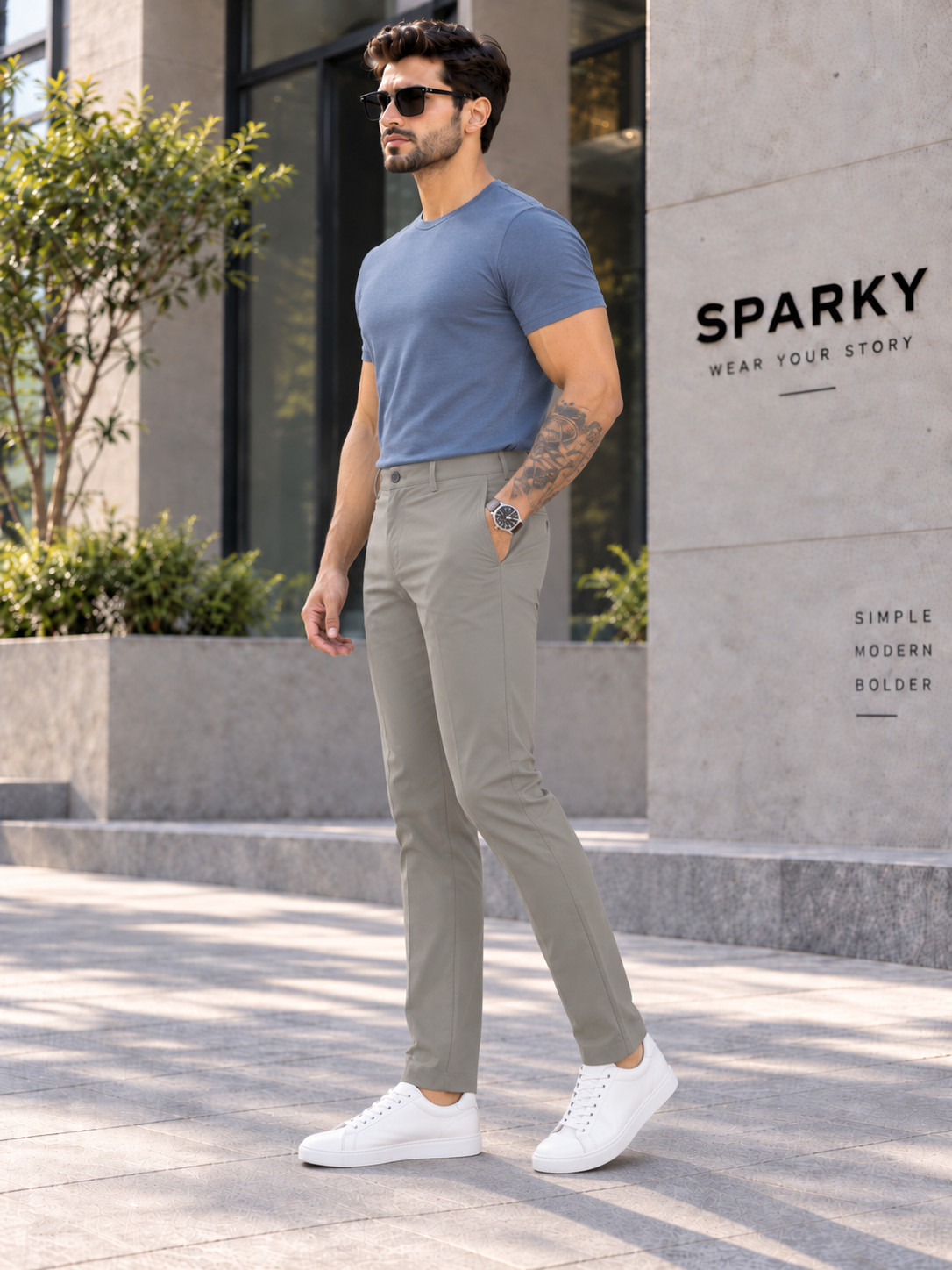Men’s Premium Slim Fit Casual Trousers