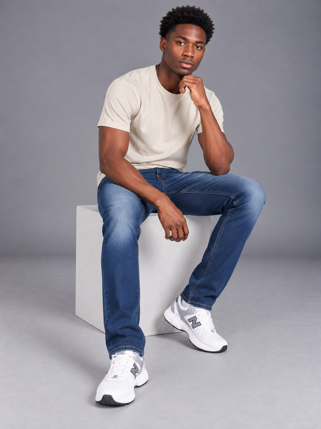 Men's Classic Narrow Fit Denim Jeans | Comfortable Everyday Jeans