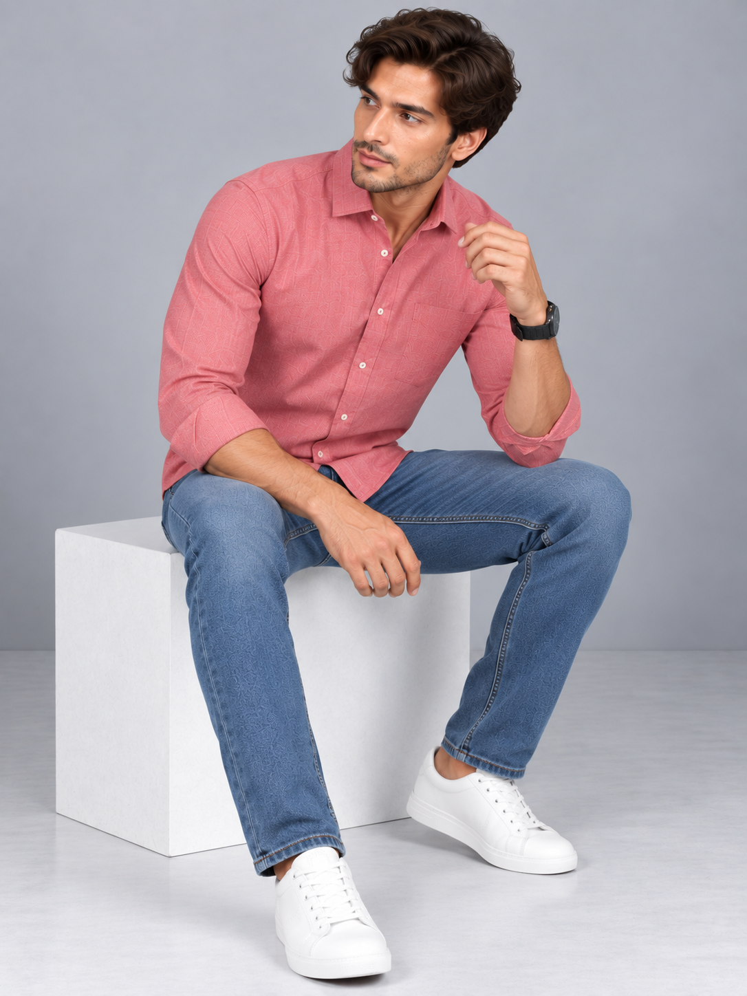 Men's Primium Red Shirt