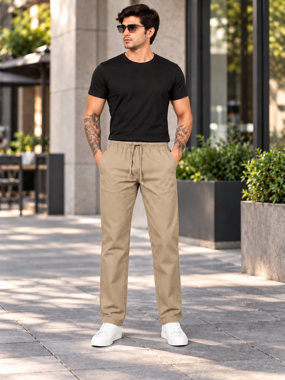 Men’s Premium Solid Casual Lower