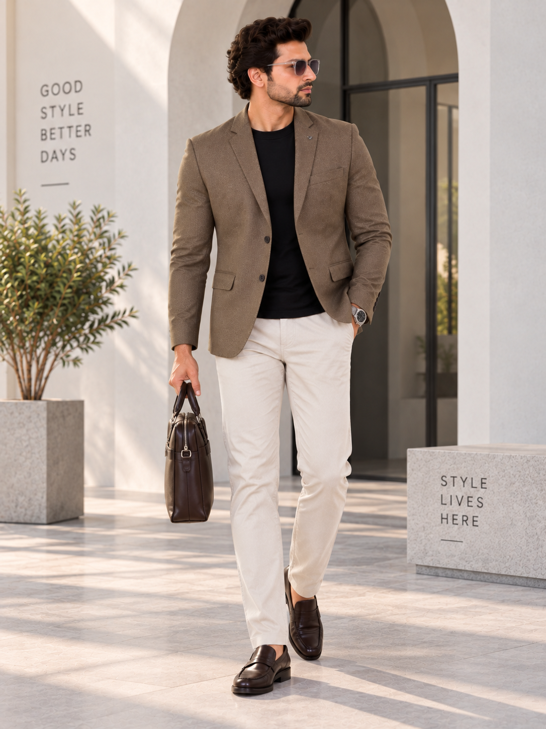 Men’s Premium Stylish Blazer Classic Single-Breasted Blazer