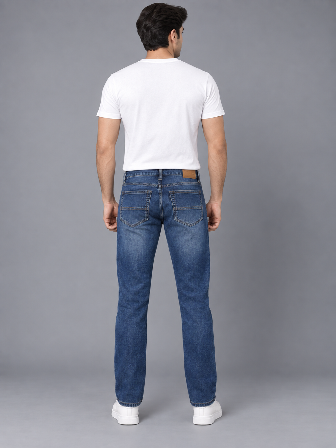 Men’s Premium Blue colour Regular Fit Denim Jeans