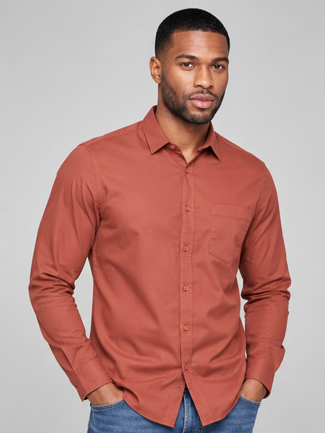 Men’s Premium Plain Casual Shirt